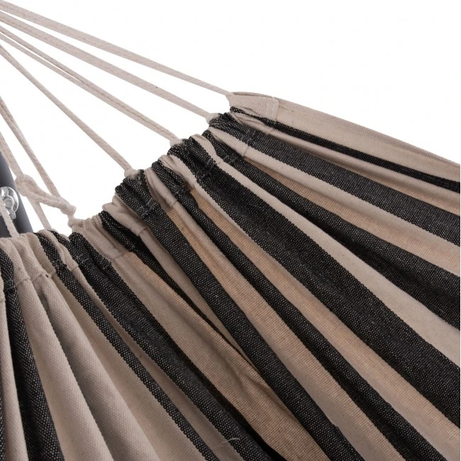 ΑΙΩΡΑ CRAVE HM6304.03 ΑΝΘΡΑΚΙ ΜΕΤΑΛ. ΣΚΕΛΕΤΟΣ--ΜΠΛΕ ΣΚΟΥΡΟ ΠΑΝΙ ΜΕ ΛΕΥΚΗ ΡΙΓΑ 265x93x105Υεκ