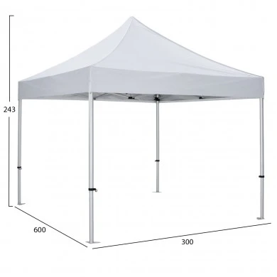 GAZEBO ΕΠΑΓΓΕΛΜΑΤΙΚΟ ΒΑΡΕΩΣ ΤΥΠΟΥ MATTHEW-AL HM6313 ΠΤΥΣΣΟΜΕΝΟ ΑΛΟΥΜΙΝΙΟΥ 3x3x3,4Y