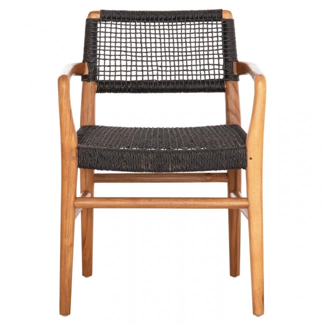 ΠΟΛΥΘΡΟΝΑ ΤΡΑΠΕΖΑΡΙΑΣ ROSCO HM6132.02 ΞΥΛΟ ΤΕΑΚ-ΣΧΟΙΝΙ VIRO ΜΑΥΡΟ 56x54x79Υεκ.