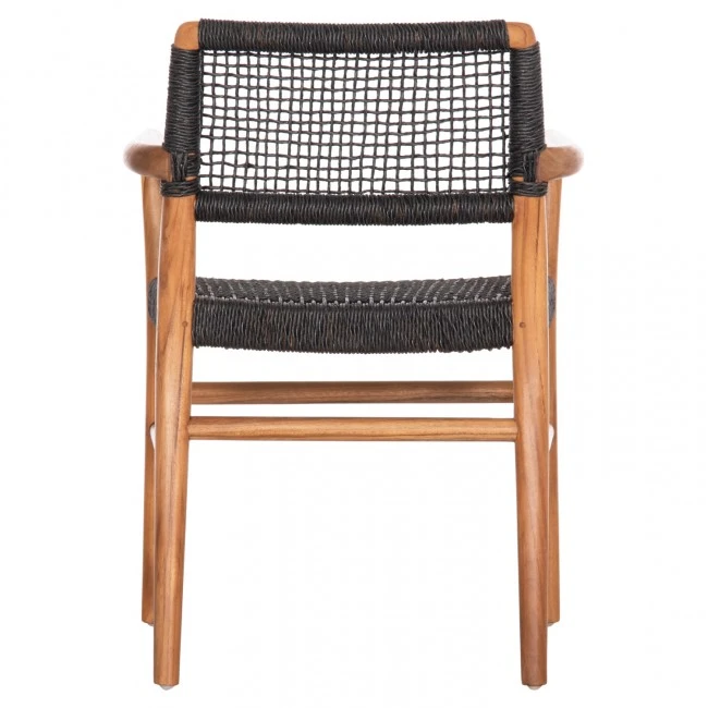 ΠΟΛΥΘΡΟΝΑ ΤΡΑΠΕΖΑΡΙΑΣ ROSCO HM6132.02 ΞΥΛΟ ΤΕΑΚ-ΣΧΟΙΝΙ VIRO ΜΑΥΡΟ 56x54x79Υεκ.