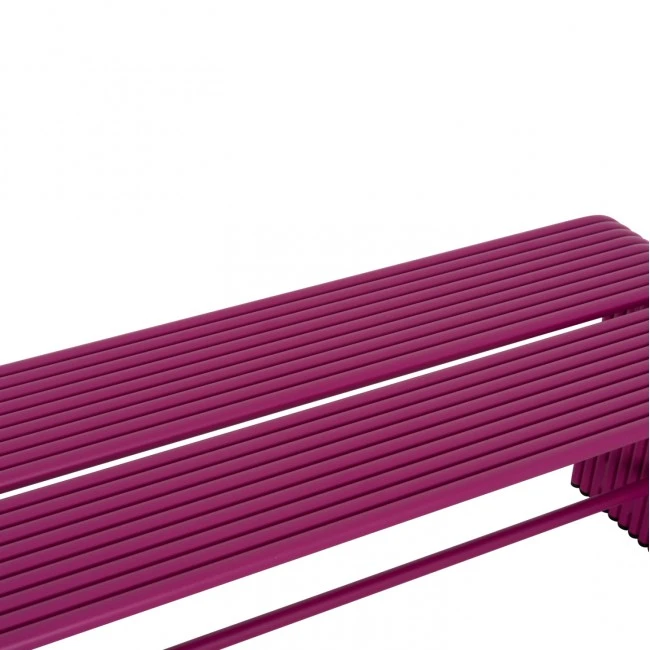 ΠΑΓΚΑΚΙ 2-ΘΕΣΙΟ ΣΕΙΡΑ INTREPID HM6327.05 ΑΛΟΥΜΙΝΙΟ ΣΕ ΜΩΒ ΧΡΩΜΑ 109,5x37x42Υ