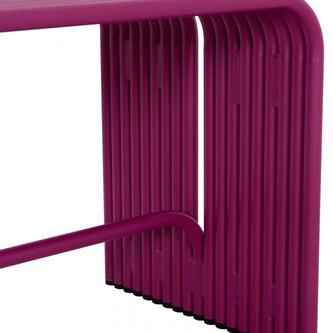 ΠΑΓΚΑΚΙ 2-ΘΕΣΙΟ ΣΕΙΡΑ INTREPID HM6327.05 ΑΛΟΥΜΙΝΙΟ ΣΕ ΜΩΒ ΧΡΩΜΑ 109,5x37x42Υ