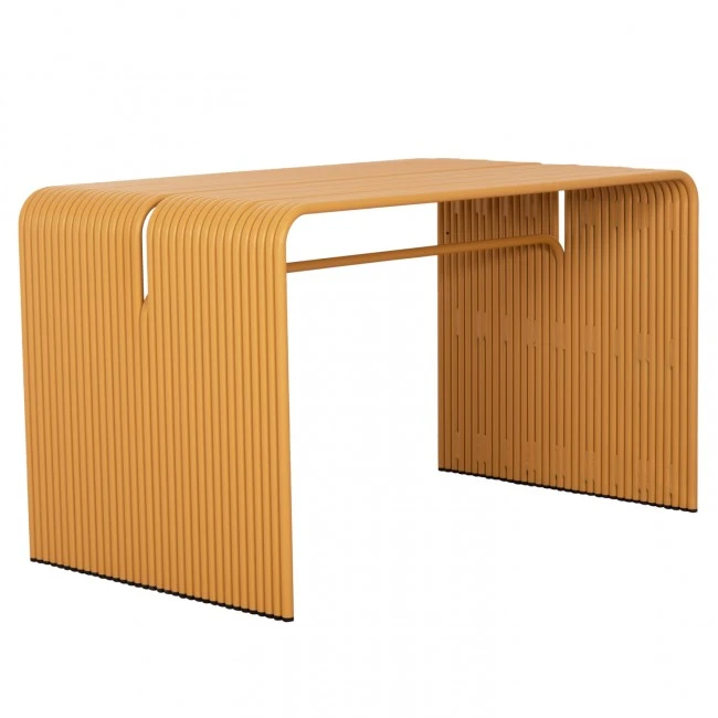 ΤΡΑΠΕΖΙ ΤΡΑΠΕΖΑΡΙΑΣ ΣΕΙΡΑ INTREPID HM6330.07 ΑΛΟΥΜΙΝΙΟ ΜΟΥΣΤΑΡΔΙ 120x70x70.5Υεκ.