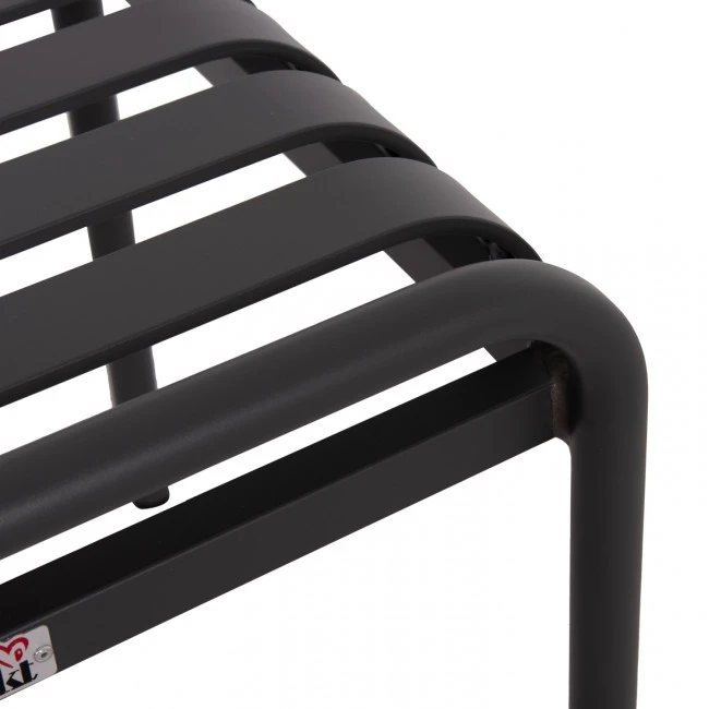 ΣΚΑΜΠΟ ΑΛΟΥΜΙΝΙΟΥ RACHEL HM6340.01 ΓΚΡΙ 45x45x46Υεκ.