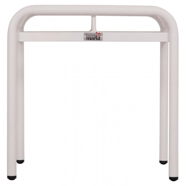 ΣΚΑΜΠΟ ΑΛΟΥΜΙΝΙΟΥ RACHEL HM6340.02 ΛΕΥΚΟ 45x45x46Υεκ.