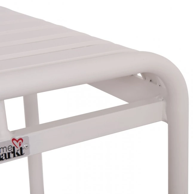 ΣΚΑΜΠΟ ΑΛΟΥΜΙΝΙΟΥ RACHEL HM6340.02 ΛΕΥΚΟ 45x45x46Υεκ.