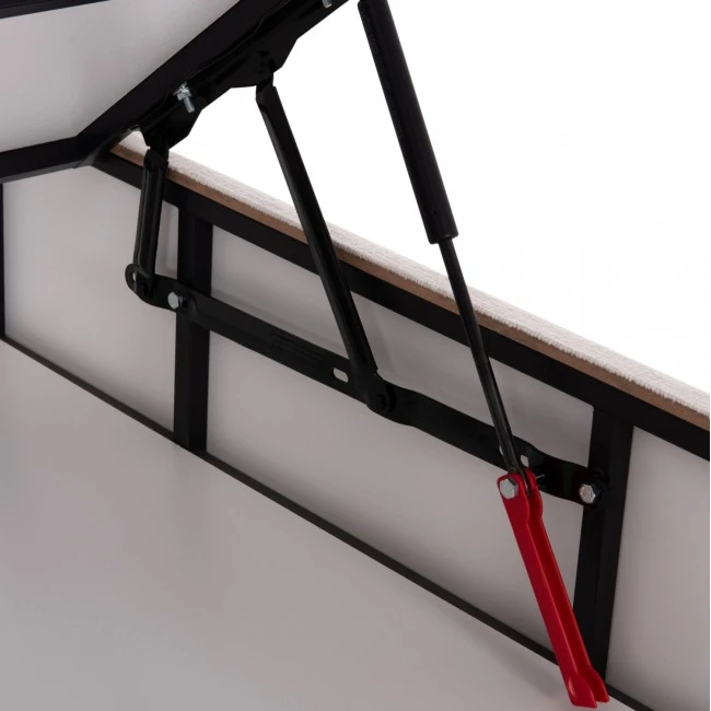 ΚΡEΒΑΤΙ ΜΕ ΑΠΟΘΗΚΕΥΤΙΚΟ ΧΩΡΟ DREAMLET HM716.03 ΛΕΥΚΟ ΜΠΟΥΚΛΕ- ΓΙΑ ΣΤΡΩΜΑ 160x200εκ.