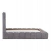 ΚΡΕΒΑΤΙ RAMON ΜΕ ΑΠΟΘ. ΧΩΡΟ HM720.22 ΥΦΑΣΜΑ TEDDY ΓΚΡΙ-ΓΙΑ ΣΤΡΩΜΑ 160x200εκ