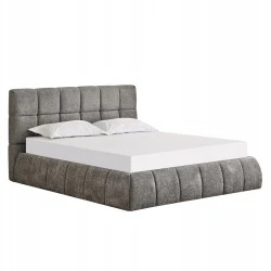 ΚΡΕΒΑΤΙ ΔΙΠΛΟ EDDY HM731.01 ΓΚΡΙ ΜΠΟΥΚΛΕ & ΑΠΟΘΗΚΕΥΤΙΚΟΣ ΧΩΡΟΣ ΓΙΑ ΣΤΡΩΜΑ 160x200εκ