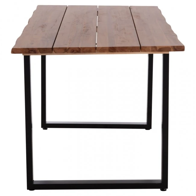 ΤΡΑΠΕΖΙ ΤΡΑΠΕΖΑΡΙΑΣ FRIGGO HM6375.02 ΞΥΛΟ ΑΚΑΚΙΑΣ ΠΑΧΟΣ ΕΠΙΦΑΝΕΙΑΣ 2,6εκ- 160x80x76Υ