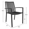 ΠΟΛΥΘΡΟΝΑ ΑΛΟΥΜΙΝΙΟΥ QUILLA ΓΚΡΙ HM5130.02 54,2x59x83,5Υεκ.