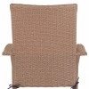 ΠΟΛΥΘΡΟΝΑ ΜΕΤΑΛΛΙΚΗ ANISHA HM5685.02 ΜΕ ΜΑΞΙΛΑΡΙ WICKER ΚΑΦΕ-ΜΟΚΑ ΣΤΟΙΒ/ΜΕΝΗ 56x60x94 εκ.