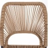 ΠΟΛΥΘΡΟΝΑ ΑΛΟΥΜΙΝΙΟΥ NOJO HM5771.02 ΓΚΡΙ ΜΕ P.E.TWIST RATTAN ΜΠΕΖ 55x63x82Y εκ.