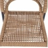 ΠΟΛΥΘΡΟΝΑ ΑΛΟΥΜΙΝΙΟΥ NOJO HM5771.02 ΓΚΡΙ ΜΕ P.E.TWIST RATTAN ΜΠΕΖ 55x63x82Y εκ.