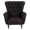 ΠΟΛΥΘΡΟΝΑ ΜΠΕΡΖΕΡΑ Τ. CHESTERFIELD ΣΕ ΧΡΩΜΑ ΚΑΦΕ HM9217.03 87x88x100 εκ.