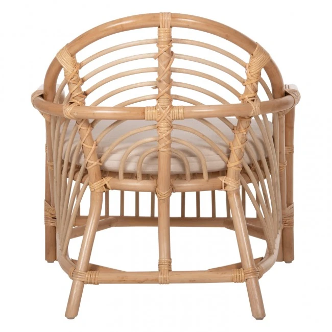 ΠΟΛΥΘΡΟΝΑ FEMUR HM9837 RATTAN ΣΕ ΦΥΣΙΚΟ- ΛΕΥΚΟ ΜΑΞΙΛΑΡΙ 72x66x75Υεκ.