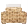 ΠΟΛΥΘΡΟΝΑ TROPEL HM9810 ΞΥΛΟ MANGO-RATTAN ΦΥΣΙΚΟ-ΛΕΥΚΑ ΜΑΞΙΛΑΡΙΑ 110x88x70-85Υεκ.