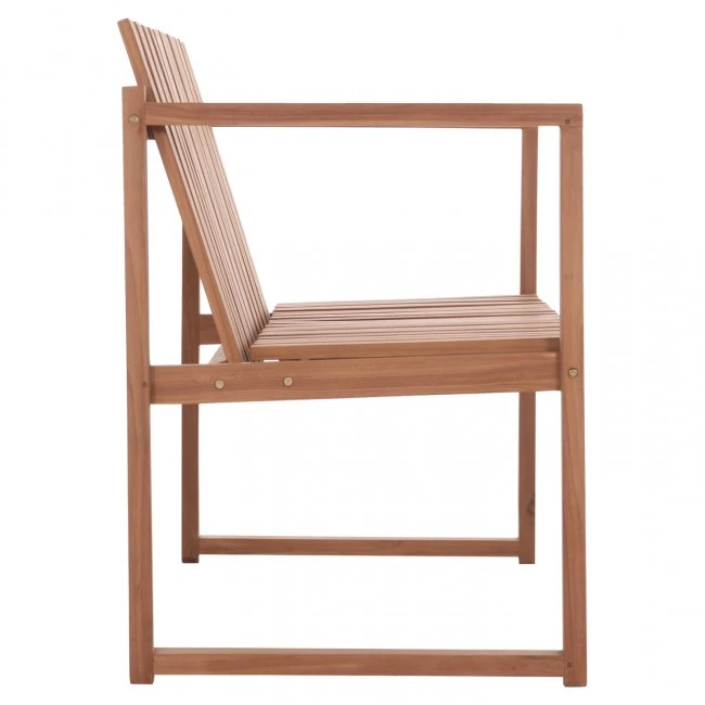 ΠΑΓΚΑΚΙ ΚΗΠΟΥ 2ΘΕΣΙΟ VED HM18124 ΞΥΛΟ TEAK--ΦΥΣΙΚΟ ΧΡΩΜΑ 130x60x86Υεκ.