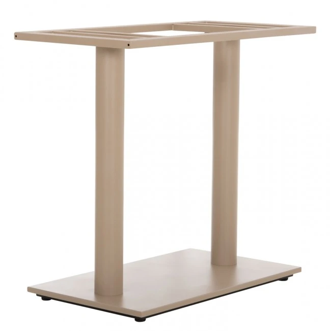 ΒΑΣΗ ΤΡΑΠΕΖΙΟΥ ΜΕΤΑΛΛΙΚΗ ΔΙΠΛΗ HM435.25 ΚΑΠΟΥΤΣΙΝΟ ΜΑΤ ΜΕ ΡΕΓΟΥΛΑΤΟΡΟΥΣ 80Χ40Χ72Υεκ.