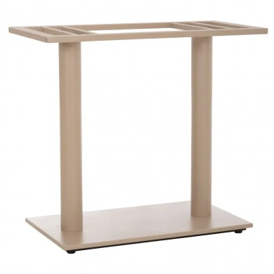 ΒΑΣΗ ΤΡΑΠΕΖΙΟΥ ΜΕΤΑΛΛΙΚΗ ΔΙΠΛΗ HM435.25 ΚΑΠΟΥΤΣΙΝΟ ΜΑΤ ΜΕ ΡΕΓΟΥΛΑΤΟΡΟΥΣ 80Χ40Χ72Υεκ.