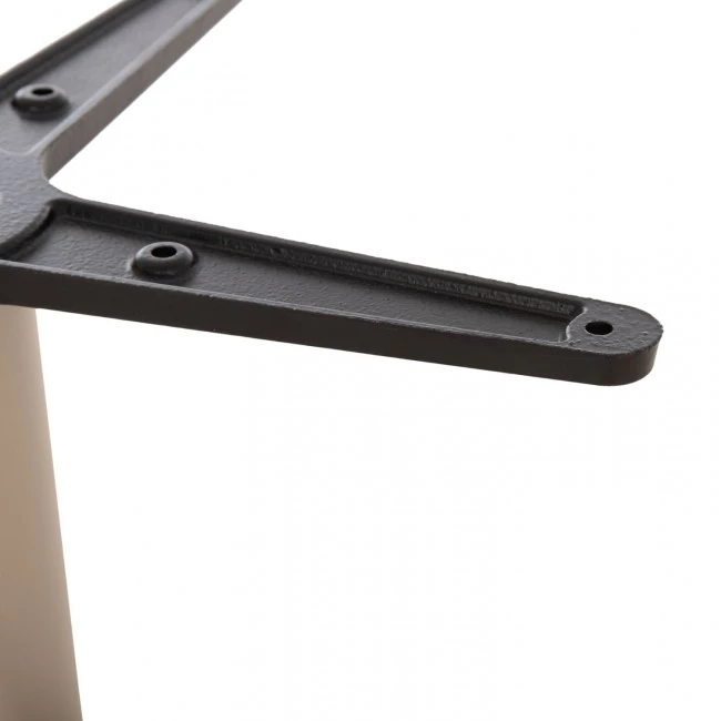 ΒΑΣΗ ΤΡΑΠΕΖΙΟΥ ΑΛΟΥΜΙΝΙΟΥ ΣΤΡΟΓΓΥΛΗ ΚΑΠΟΥΤΣΙΝΟ HM476.25 ΣΤΑΥΡΟΣ 48Χ48εκ Φ45Χ72Υεκ.