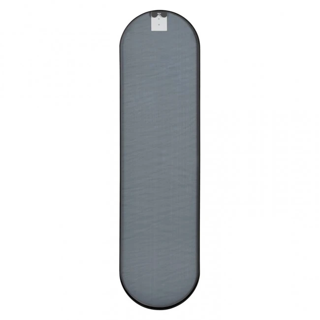 ΚΑΘΡΕΠΤΗΣ ΤΟΙΧΟΥ HM9581.01 ΨΗΛΟΣ ΟΒΑΛ ΣΚΕΛΕΤΟΣ ΑΛΟΥΜΙΝΙΟΥ ΜΑΥΡΟΣ 38,5x4x149Υεκ.