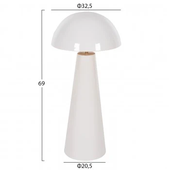 ΕΠΙΤΡΑΠΕΖΙΟ ΦΩΤΙΣΤΙΚΟ SMUSH HM4258.03 ΜΕΤΑΛΛΟ ΣΕ ΛΕΥΚΟ-ΡΥΘΜΙΖΟΜΕΝΟ ΚΑΠΕΛΟ Φ32,5x69Υεκ.