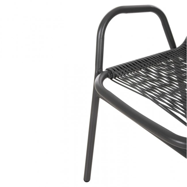 ΣΕΤ ΤΡΑΠΕΖΑΡΙΑΣ 5ΤΜΧ AVRIL HM21221 ΚΑΡΕΚΛΕΣ ΜΕΤΑΛΛΙΚΕΣ & ΤΡΑΠΕΖΙ 110x60 ΓΚΡΙ