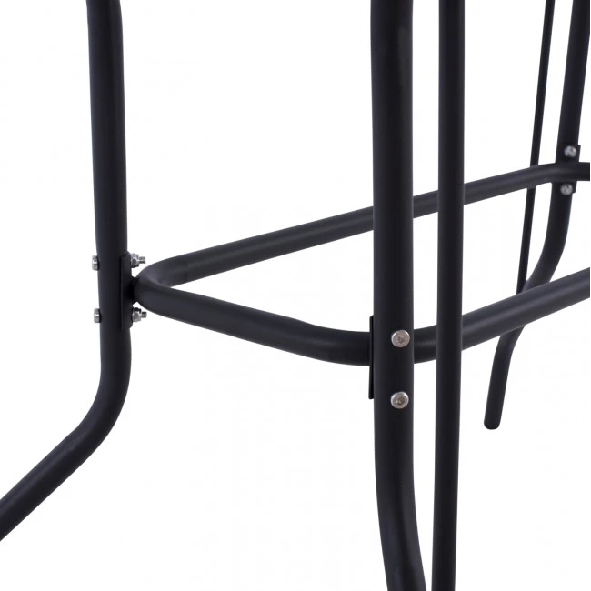 ΣΕΤ ΤΡΑΠΕΖΑΡΙΑΣ 5ΤΜΧ AVRIL HM21221 ΚΑΡΕΚΛΕΣ ΜΕΤΑΛΛΙΚΕΣ & ΤΡΑΠΕΖΙ 110x60 ΓΚΡΙ