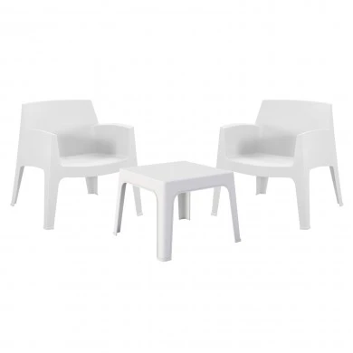 ΣΕΤ LOUNGE 3ΤΜΧ SLEEK HM21274.01 ΛΕΥΚΟ ΠΟΛΥΠΡΟΠΥΛΕΝΙΟ