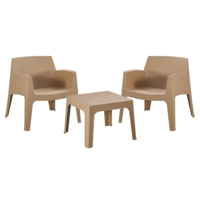 ΣΕΤ LOUNGE 3ΤΜΧ SLEEK HM21274.03 ΚΑΠΟΥΤΣΙΝΟ ΠΟΛΥΠΡΟΠΥΛΕΝΙΟ