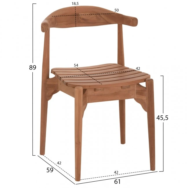 ΣΕΤ ΤΡΑΠΕΖΑΡΙΑΣ DONNY HM21292 ΤΡΑΠΕΖΙ ΕΠΕΚΤΕΙΝΟΜΕΝΟ & 6 ΠΟΛΥΘΡΟΝΕΣ--ΤΕΑΚ