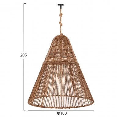 ΣΕΤ ΦΩΤΙΣΤΙΚΟ ΟΡΟΦΗΣ ΚΡΕΜΑΣΤΟ HM11920 ΣΧΟΙΝΙ ΚΑΙ ΙΝΕΣ ΜΠΑΝΑΝΙΑΣ Φ100Χ205Υεκ.