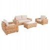 ΣΕΤ ΣΑΛΟΝΙ 4ΤΜΧ TROPEL HM11940 ΦΥΣΙΚΟ RATTAN-2ΘΕΣΙΟΣ ΚΑΝΑΠΕΣ-2 ΠΟΛΥΘΡΟΝΕΣ-ΤΡΑΠΕΖΙ