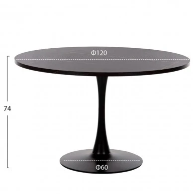 ΣΕΤ ΤΡΑΠΕΖΑΡΙΑΣ 5ΤΜΧ ROLLO HM21113 ΤΡΑΠΕΖΙ ΣΤΡΟΓΓΥΛΟ- 4 ΚΑΡΕΚΛΕΣ ΒΕΛΟΥΔΟ ΚΥΠΑΡΙΣΣΙ