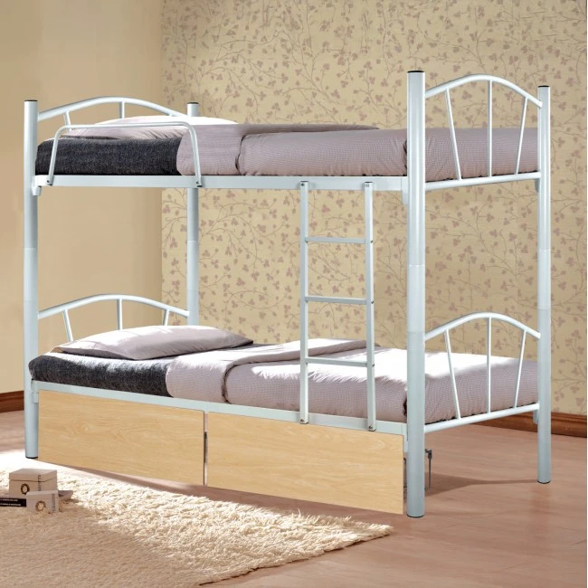 ΚΟΥΚΕΤΑ FLOOR HM21123.01 ΜΕΤΑΛΛΙΚΗ ΛΕΥΚΗ ΜΕ 2 ΕΠΙΔΑΠΕΔΙΑ ΣΥΡΤΑΡΙΑ SONAMA 200x91,5x177,5Yεκ