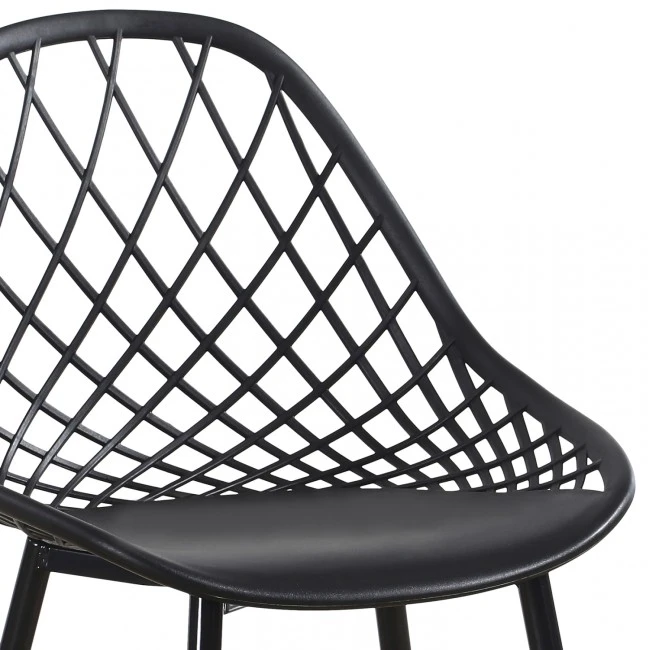 ΣΕΤ ΤΡΑΠΕΖΑΡΙΑΣ 5ΤΜΧ LIO HM21175 MDF TOP & ΠΟΛΥΠΡΟΠΥΛΕΝΙΟ ΣΕ ΜΑΥΡΟ