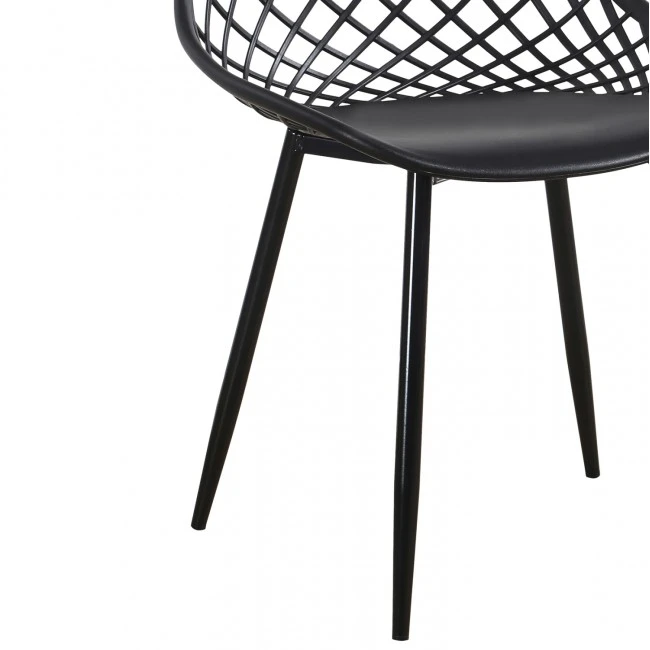 ΣΕΤ ΤΡΑΠΕΖΑΡΙΑΣ 5ΤΜΧ LIO HM21175 MDF TOP & ΠΟΛΥΠΡΟΠΥΛΕΝΙΟ ΣΕ ΜΑΥΡΟ