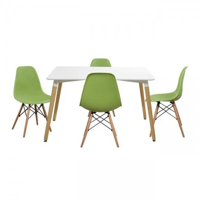 ΣΕΤ ΤΡΑΠΕΖΑΡΙΑ 5Τ ΤΡΑΠΕΖΙ MINIMAL 120x80x73 cm-TONIA ΠΡΑΣΙΝ HM10080.10