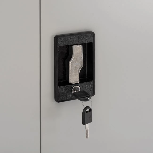 ΝΤΟΥΛΑΠΑ ΜΕΤΑΛΛΙΚΗ ΜΕ 4 ΡΑΦΙΑ ΔIΦΥΛΛΗ & ΠΟΔΙΑ HM11356 70Χ40Χ180Υ εκ.