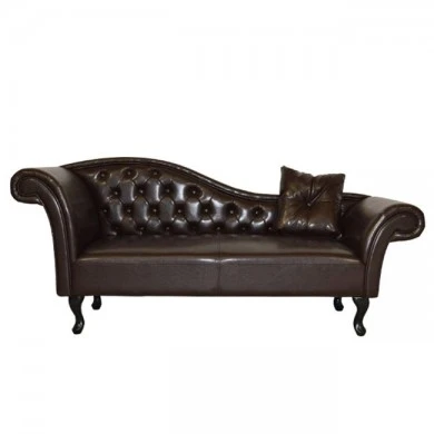ΑΝΑΚΛΙΝΔΡΟ T.CHESTERFIELD NIOVI HM3007.01 PU ΣΚ.ΚΑΦΕ-ΜΑΥΡΑ ΠΟΔΙΑ 190x61x84Yεκ.