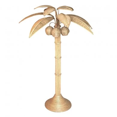 ΔΙΑΚΟΣΜΗΤΙΚΟ ΔΕΝΤΡΟ COCOON HM4317 τ.ΚΟΚΟΦΟΙΝΙΚΑ ΑΠΟ ΦΥΣΙΚΟ RATTAN Φ132x237Yεκ.