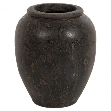 ΔΙΑΚΟΣΜΗΤΙΚΟ ΒΑΖΟ ΔΑΠΕΔΟΥ SPARTA HM7928 ΤΕΡΑΚΟΤΑ ΣΕ ΜΑΥΡΗ ΑΠΟΧΡΩΣΗ Φ44x49Υ εκ.