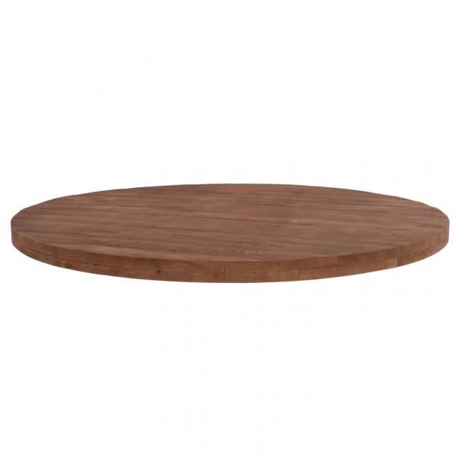 ΕΠΙΦΑΝΕΙΑ ΣΤΡΟΓΓΥΛΗ ΤΡΑΠΕΖΙΟΥ WES HM8484.51 ΞΥΛΟ MANGO ΠΑΧΟΥΣ 6εκ. Φ130εκ.