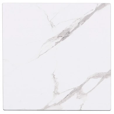 ΕΠΙΦΑΝΕΙΑ ΤΡΑΠΕΖΙΟΥ HPL GLOSSΥ HM6362.01 ΤΕΤΡΑΓΩΝΗ COMPACT ΛΕΥΚΟ ΜΑΡΜΑΡΟ 50x50x1.5εκ