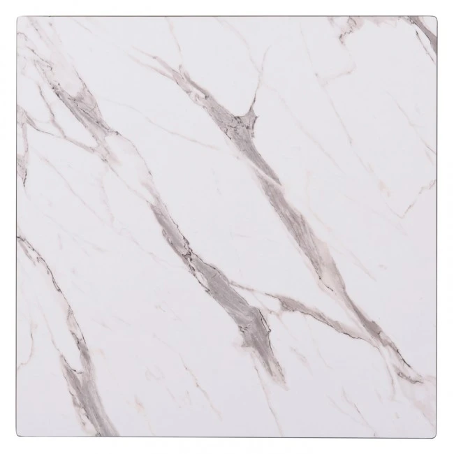 ΕΠΙΦΑΝΕΙΑ ΤΡΑΠΕΖΙΟΥ HPL GLOSSΥ HM6363.01 ΤΕΤΡΑΓΩΝΗ COMPACT ΛΕΥΚΟ ΜΑΡΜΑΡΟ 60x60x1.5εκ