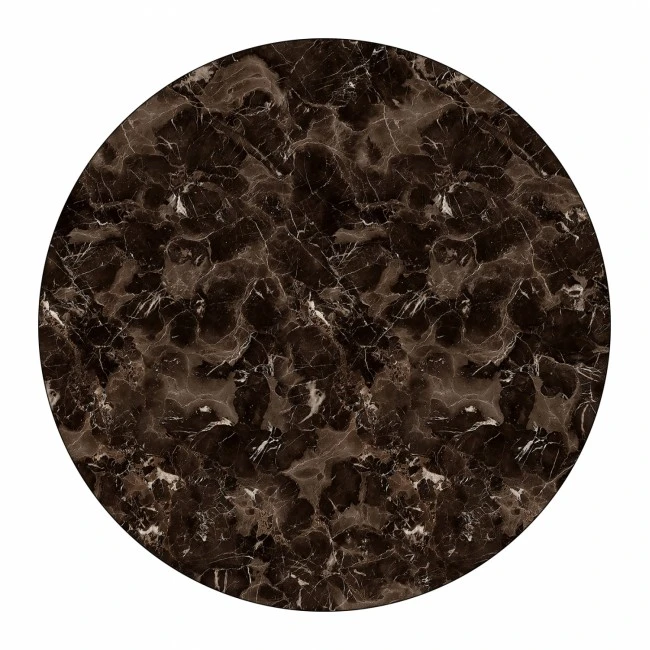 ΕΠΙΦΑΝΕΙΑ ΤΡΑΠΕΖΙΟΥ HPL HM5841.14 BROWN MARBLE Φ60 εκ. ΠΑΧΟΥΣ 12mm.