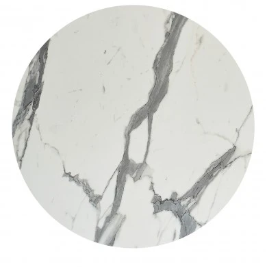 ΕΠΙΦΑΝΕΙΑ ΤΡΑΠΕΖΙΟΥ HPL ΣΤΡΟΓΓΥΛΗ HM6351.31 ΛΕΥΚΟ ΜΑΡΜΑΡΟ Φ120εκ.