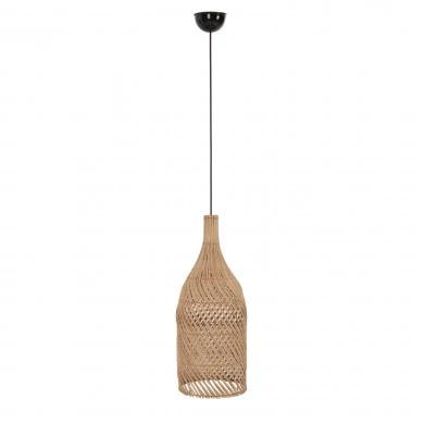 ΦΩΤΙΣΤΙΚΟ ΟΡΟΦΗΣ CARBOY HM7884 ΚΡΕΜΑΣΤΟ ΑΠΟ RATTAN ΣΕ ΦΥΣΙΚΟ ΧΡΩΜΑ Φ28x163,5Yεκ.