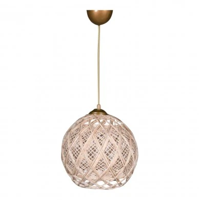 ΦΩΤΙΣΤΙΚΟ ΟΡΟΦΗΣ ΕΣΩΤΕΡΙΚΟΥ ΧΩΡΟΥ ΚΡΕΜΑΣΤΟ ΑΠΟ ΣΧΟΙΝΙ ΕΚΡΟΥ HM7644.02 22x18x20Y εκ.